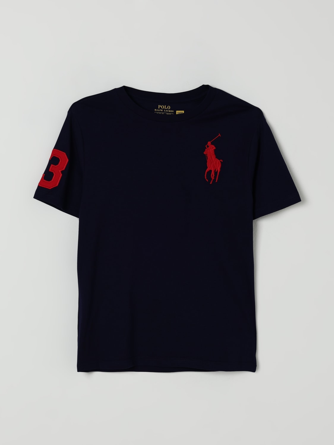 POLO RALPH LAUREN T-SHIRT: T-shirt kinder Polo Ralph Lauren, Blau - Img 1