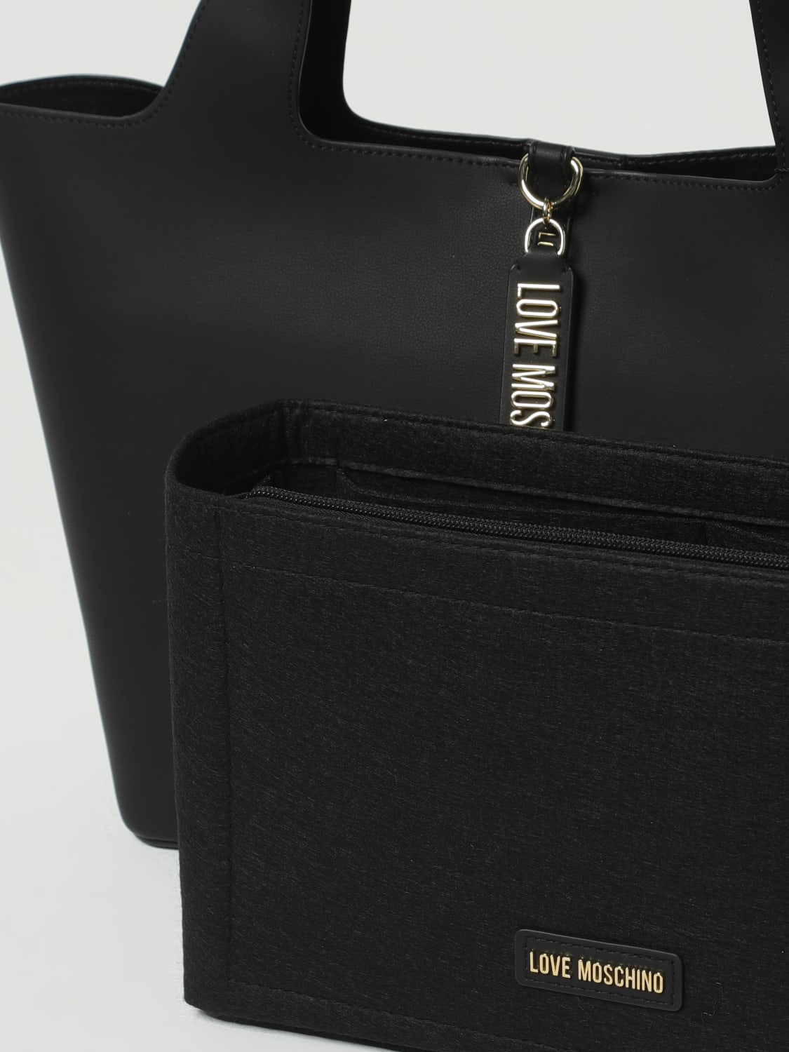 LOVE MOSCHINO TOTE BAG: Handbag woman Love Moschino, Black - Img 3