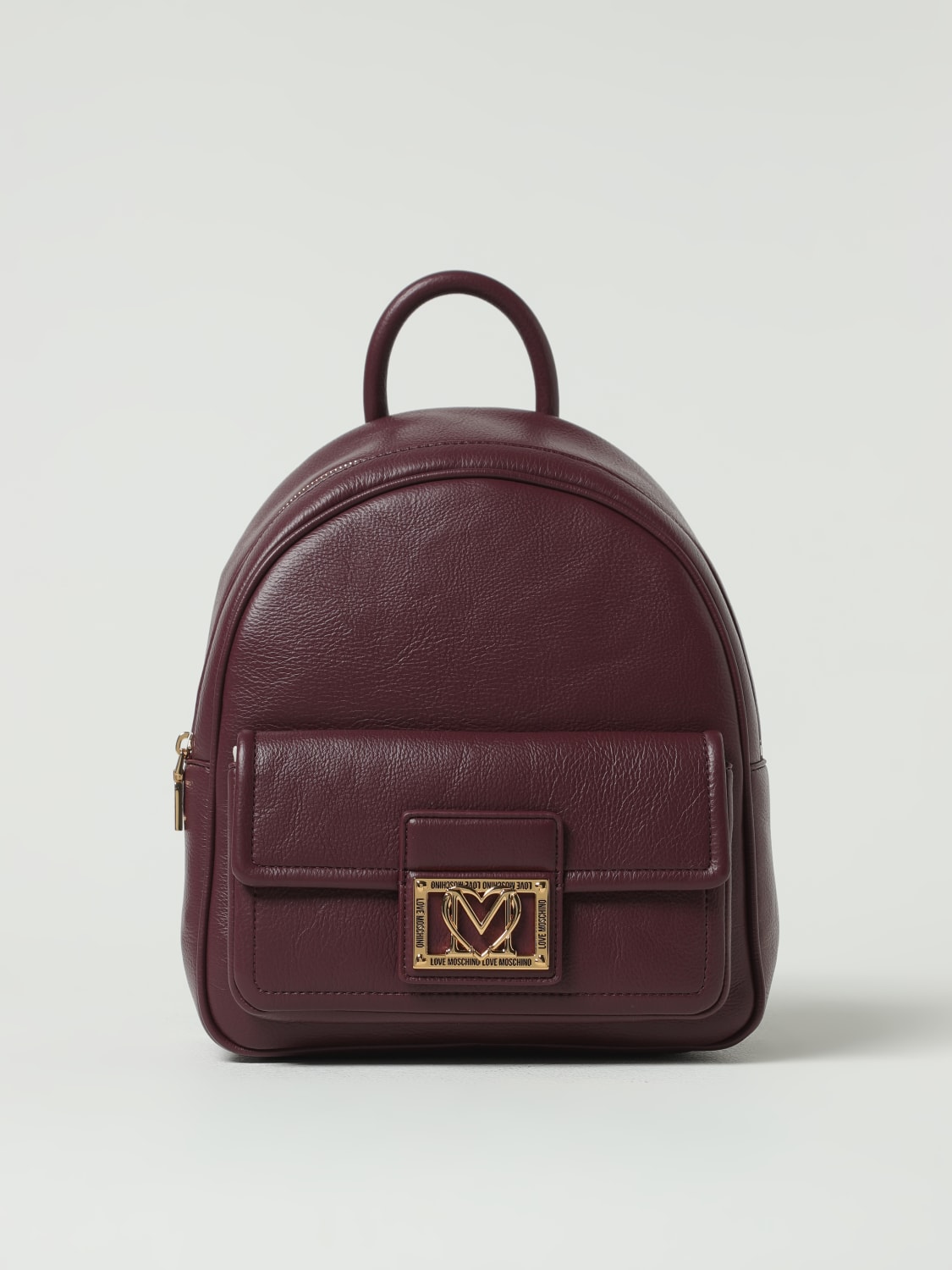 LOVE MOSCHINO BACKPACK: Backpack woman Love Moschino, Wine - Img 1