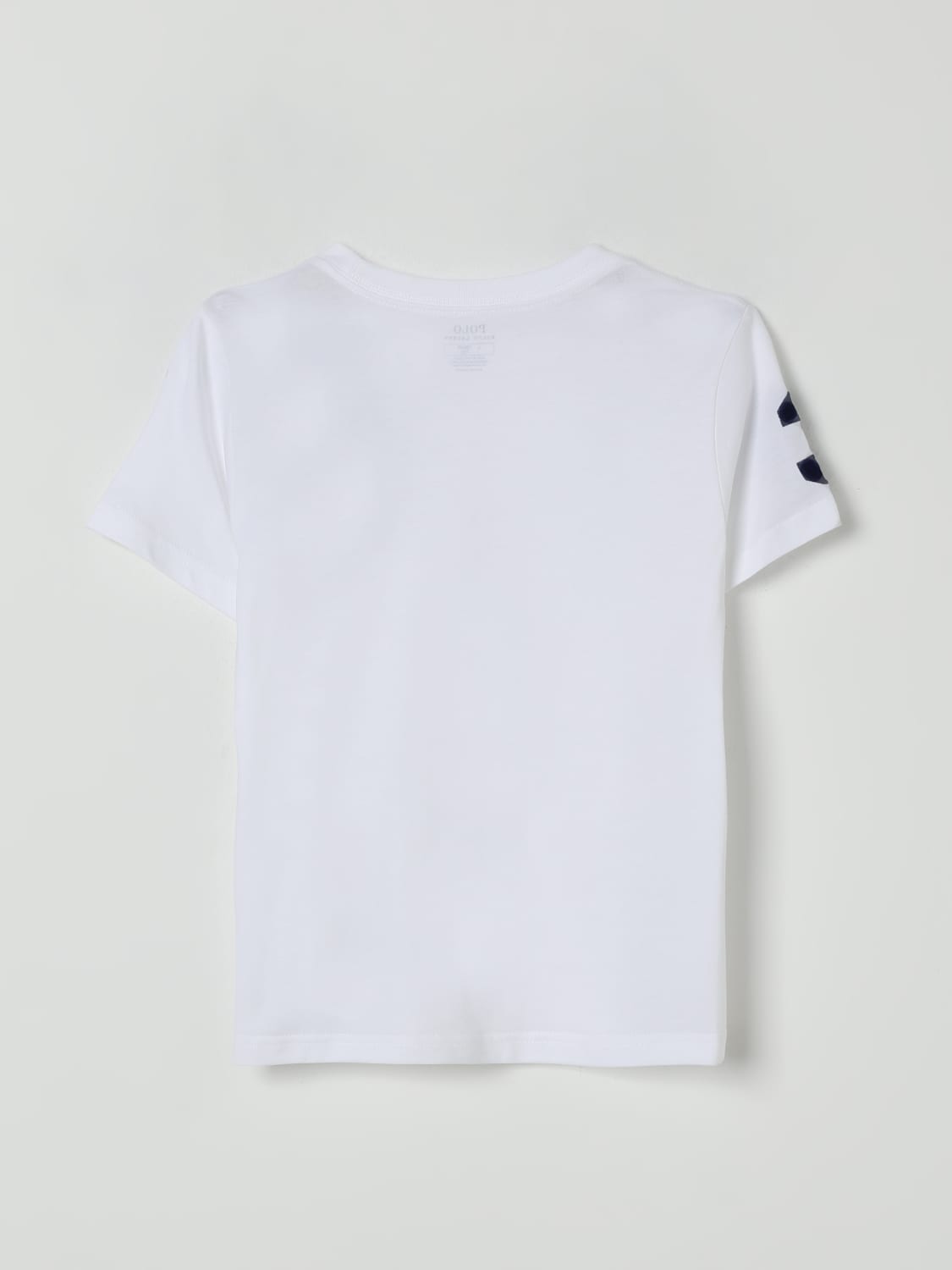 POLO RALPH LAUREN T-SHIRT: T-shirt kids Polo Ralph Lauren, White - Img 2