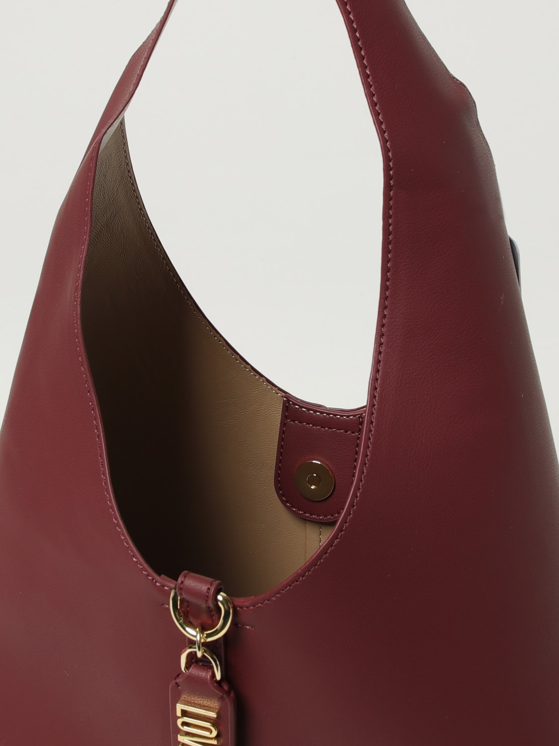 LOVE MOSCHINO BOLSO DE HOMBRO: Bolso de mano mujer Love Moschino, Vino - Img 3