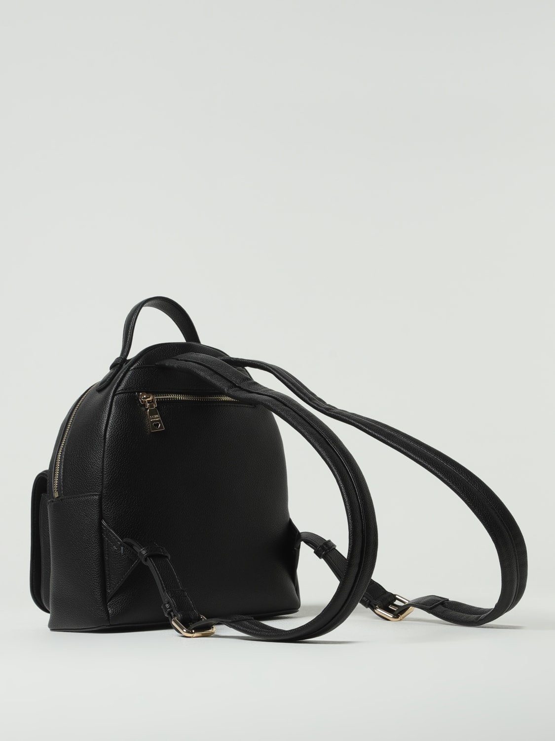 LOVE MOSCHINO ZAINO: Zaino Love Moschino in pelle sintetica a grana, Nero - Img 2