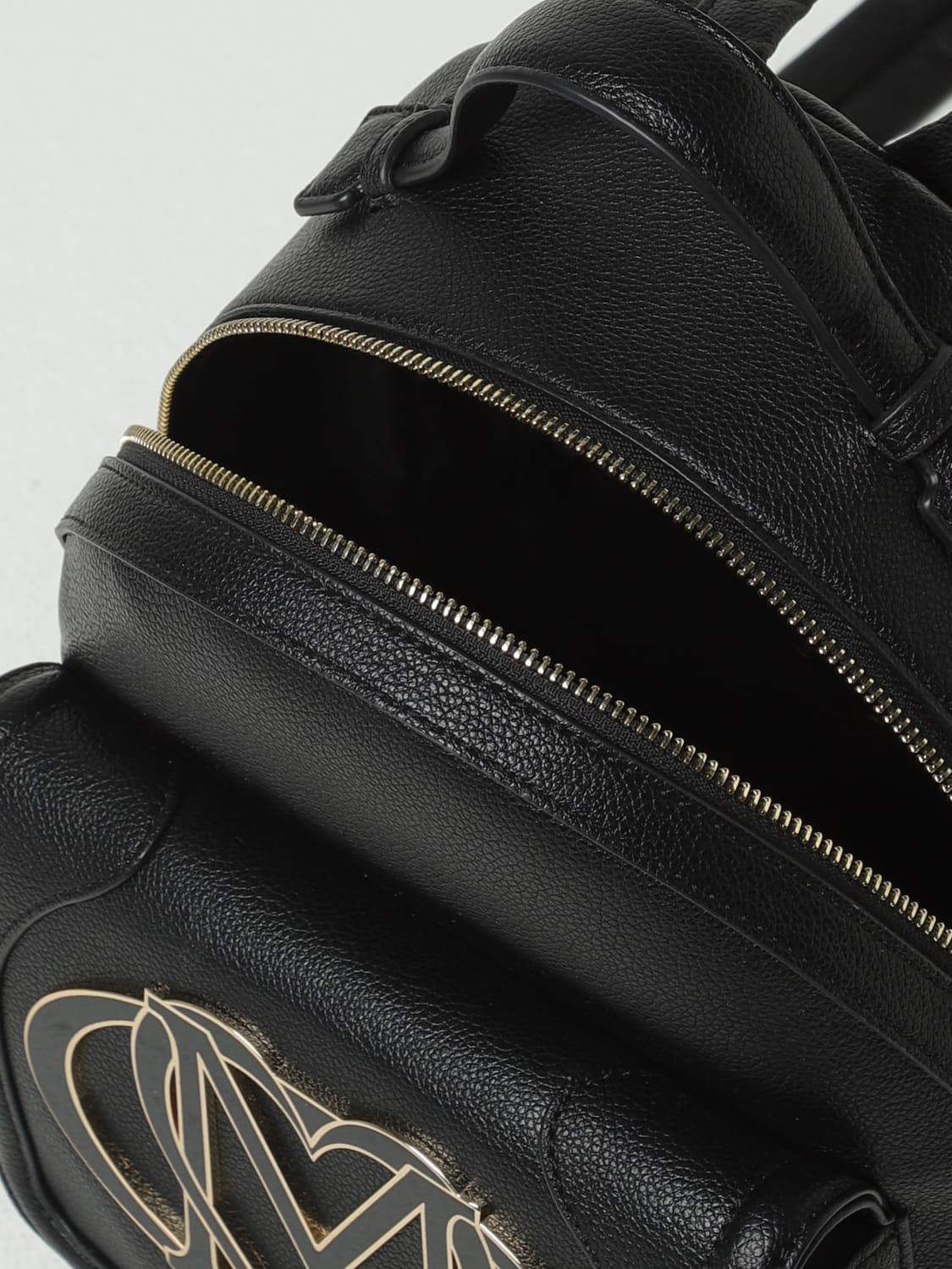 LOVE MOSCHINO ZAINO: Zaino Love Moschino in pelle sintetica a grana, Nero - Img 4