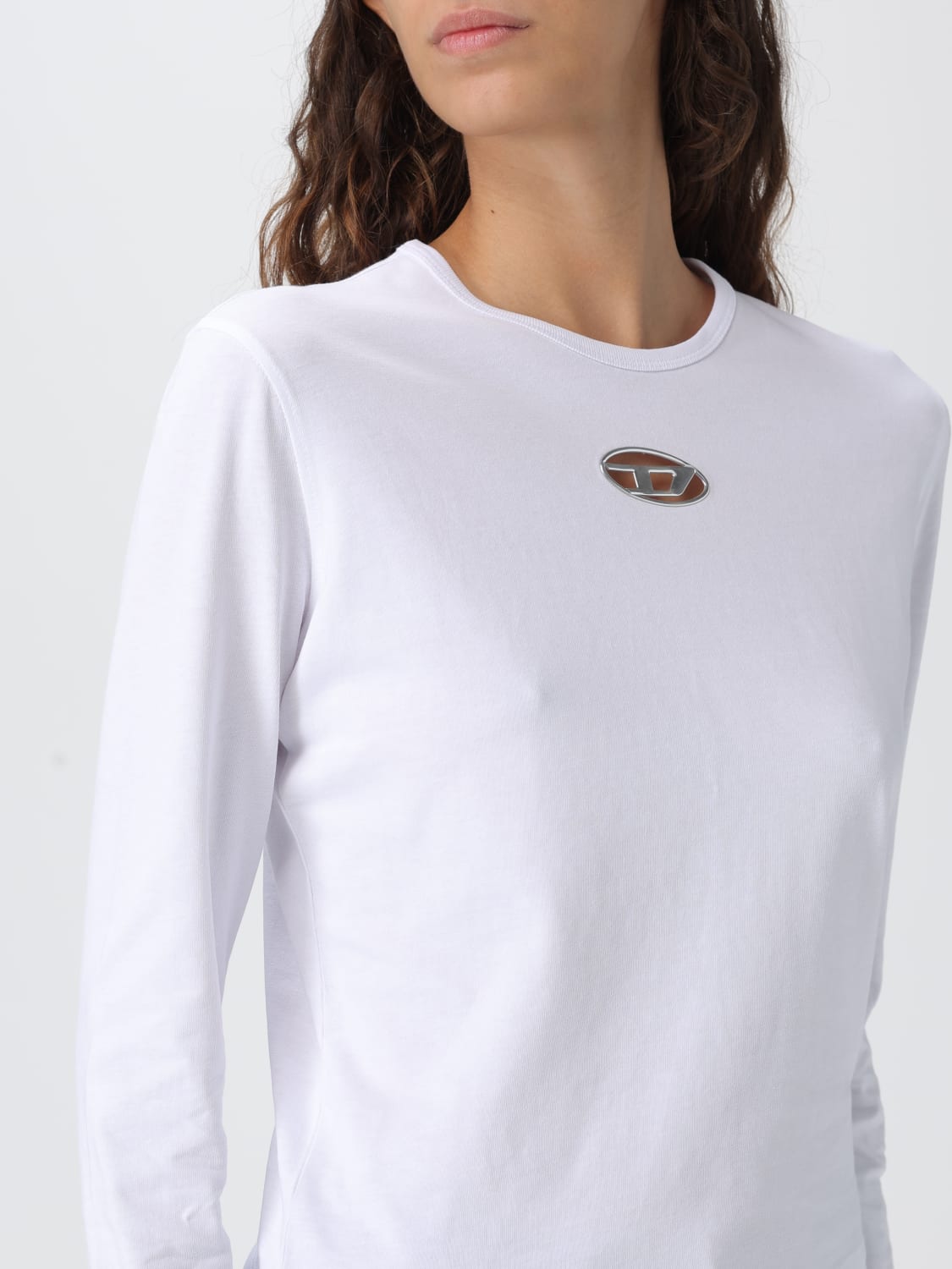 DIESEL T-SHIRT: T-shirt damen Diesel, Weiß - Img 4