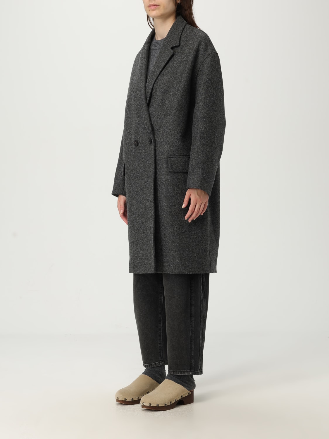 ISABEL MARANT COAT: Coat woman Isabel Marant, Grey - Img 4