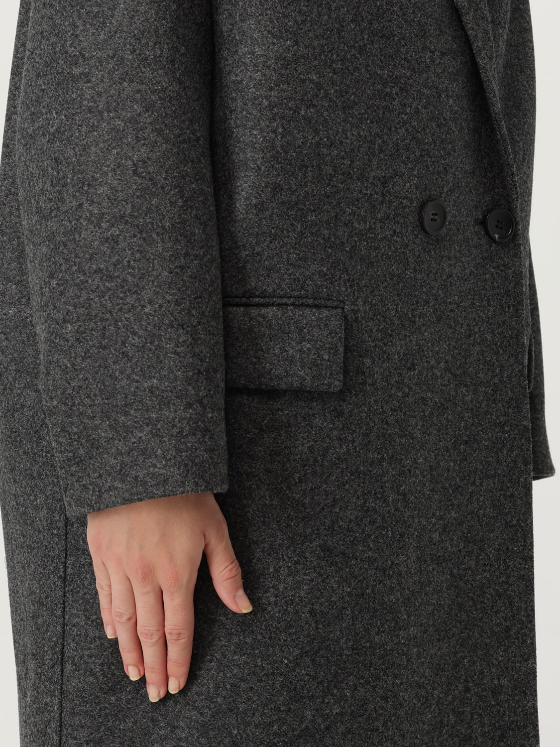 ISABEL MARANT COAT: Coat woman Isabel Marant, Grey - Img 5