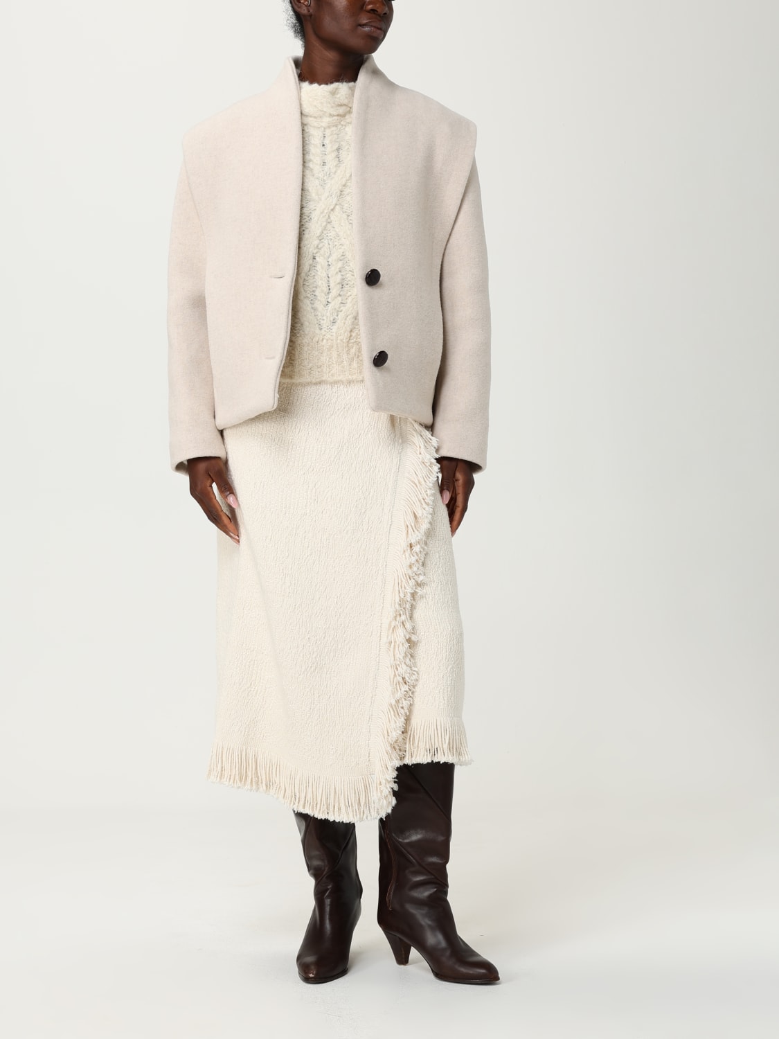 ISABEL MARANT PULL: Pull femme Isabel Marant, Beige - Img 2