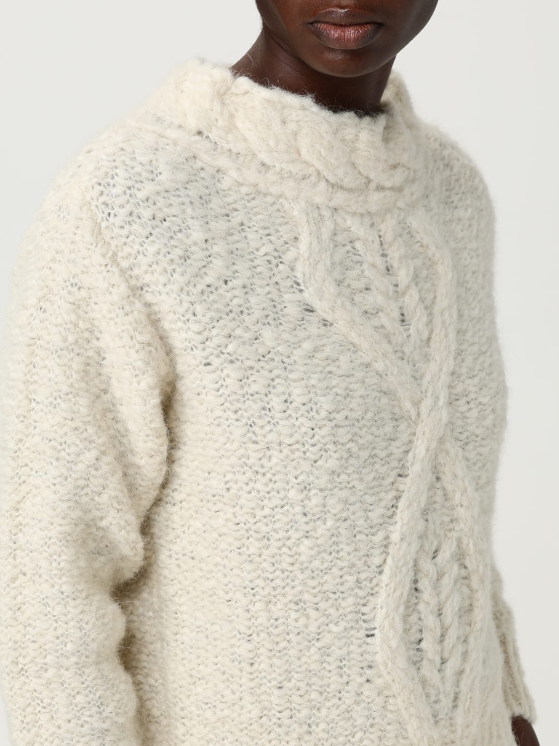 ISABEL MARANT PULL: Pull femme Isabel Marant, Beige - Img 4