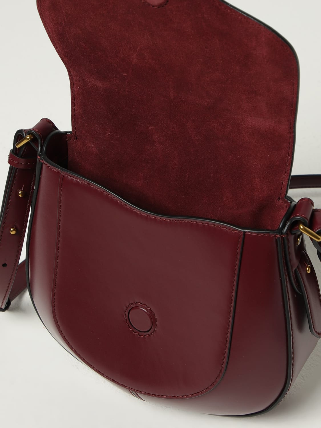 ISABEL MARANT BORSA A SPALLA: Borsa Altay Isabel Marant in pelle , Rosso - Img 4