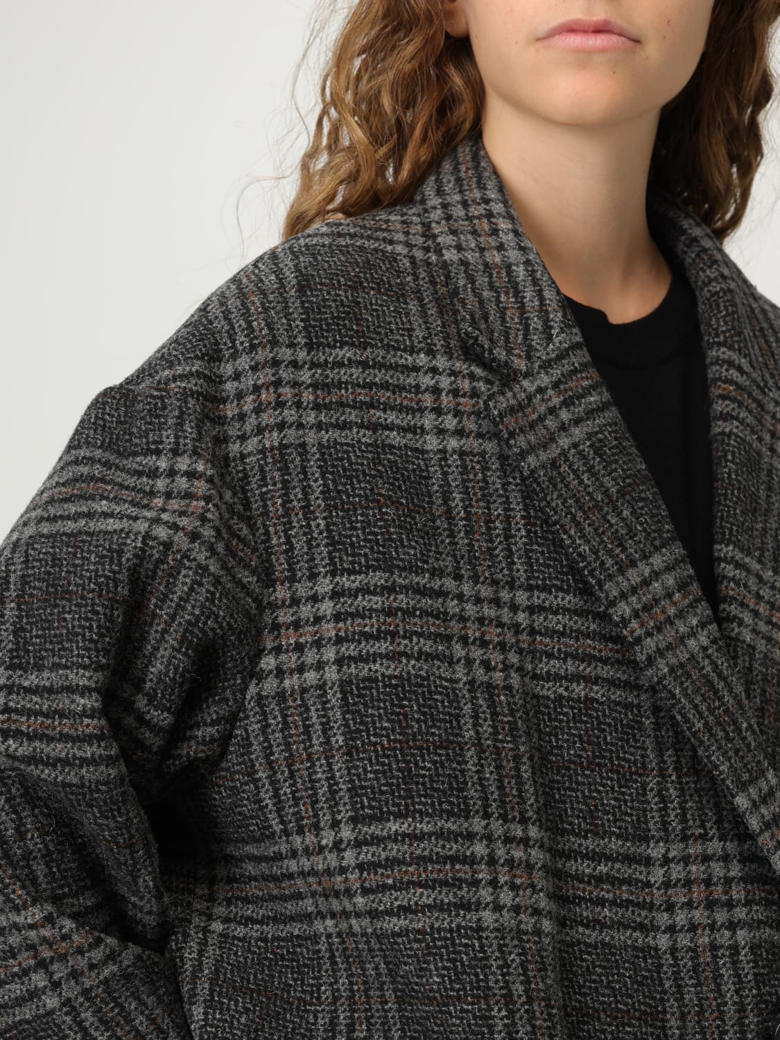 ISABEL MARANT ETOILE COAT: Coat woman Isabel Marant Etoile, Grey - Img 5