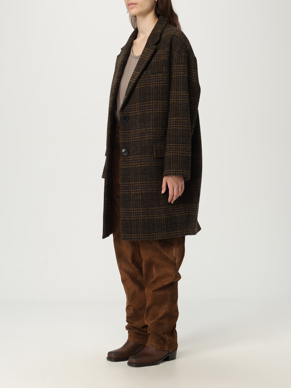 ISABEL MARANT ETOILE MANTEL: Mantel damen Isabel Marant Etoile, Kaki - Img 3