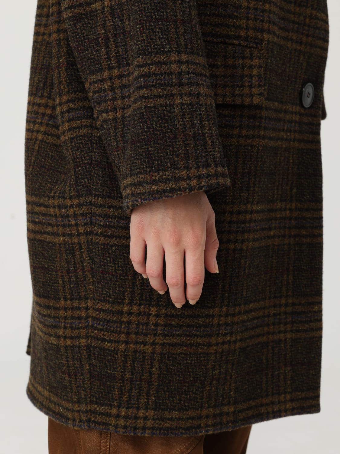 ISABEL MARANT ETOILE MANTEL: Mantel damen Isabel Marant Etoile, Kaki - Img 4