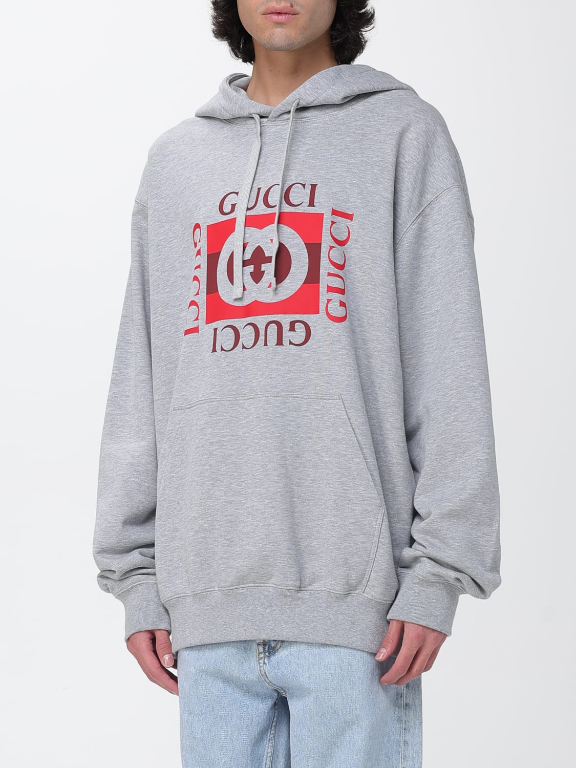 GUCCI SWEATSHIRT: Sweatshirt men Gucci, Grey - Img 4