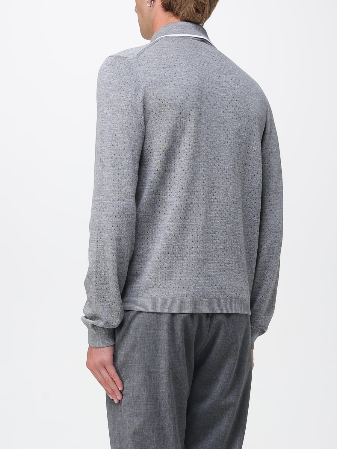 GUCCI POLO: Polo herren Gucci, Grau - Img 3