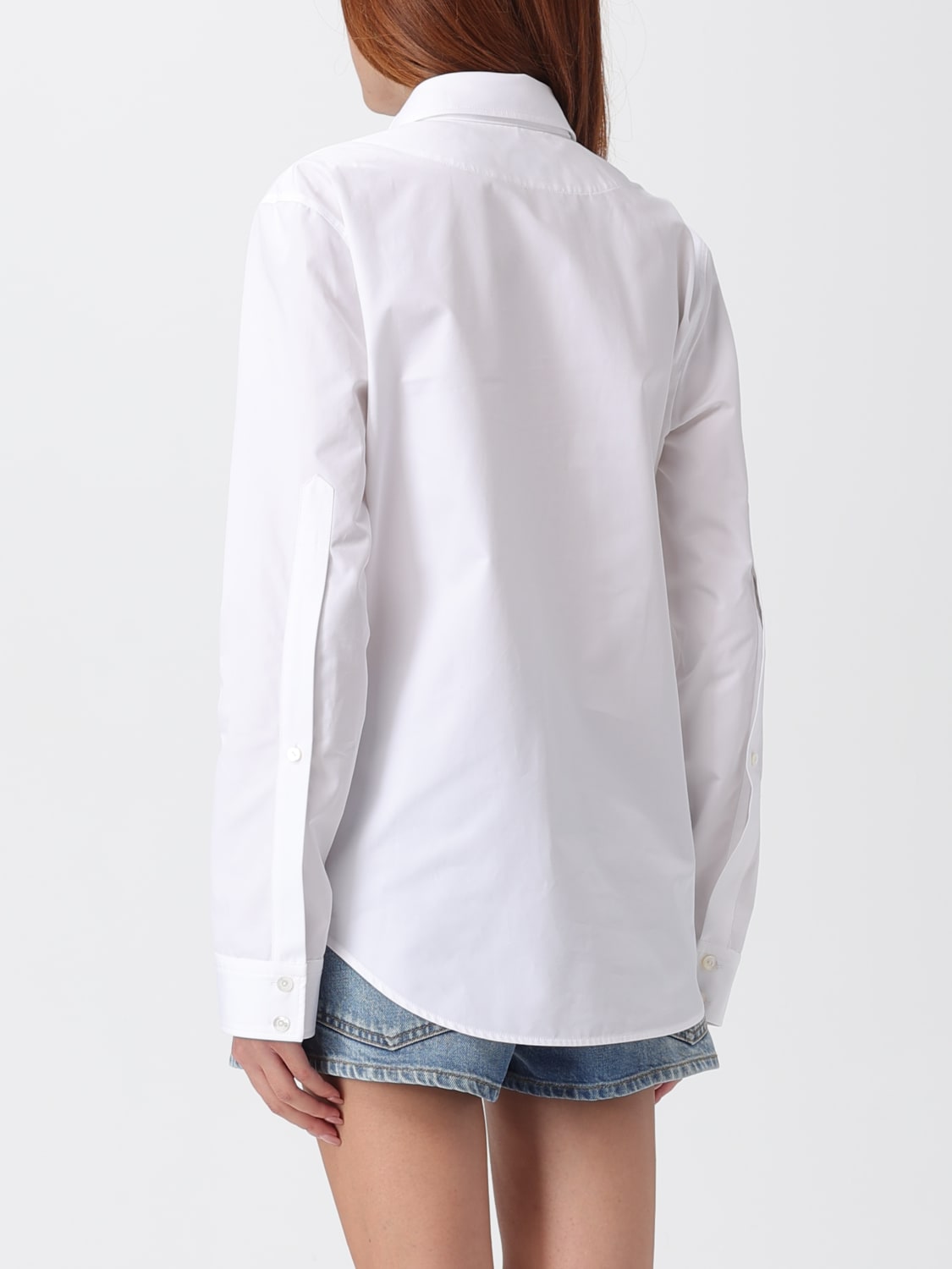 GUCCI CAMICIA: Camicia Gucci in popeline di cotone , Bianco - Img 3