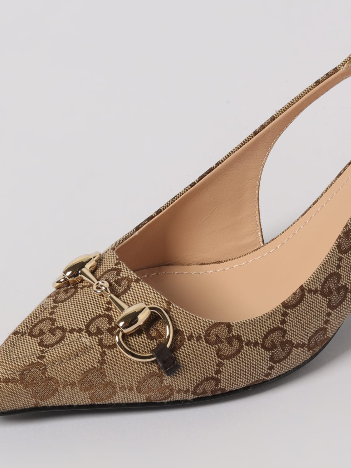 GUCCI PUMPS: Schuhe damen Gucci, Beige - Img 4