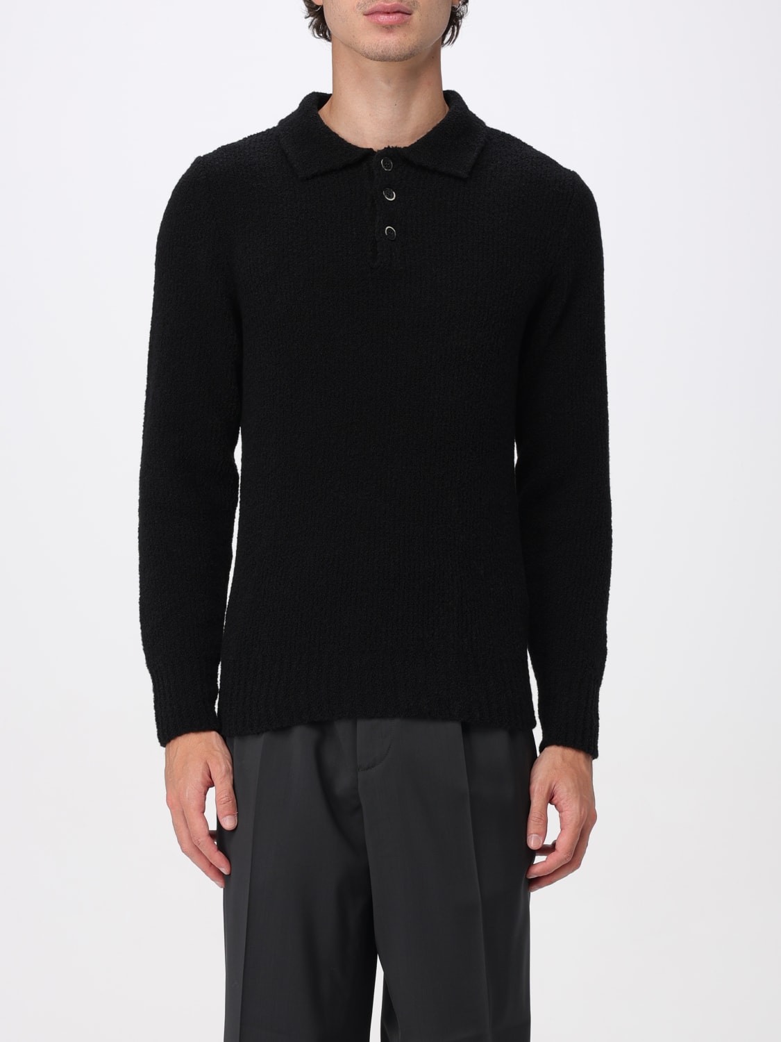 BARENA POLO: Pullover herren Barena, Schwarz - Img 1