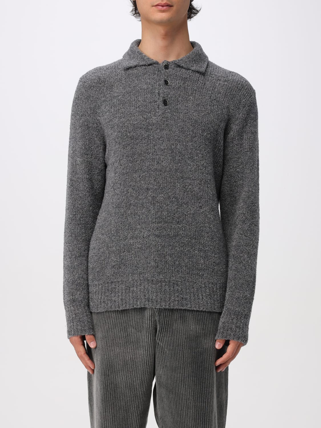 BARENA POLO SHIRT: Sweater men Barena, Grey - Img 1