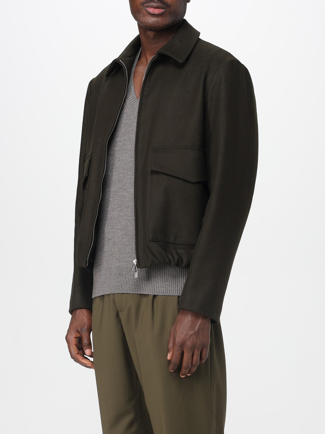 BARENA JACKET: Jacket men Barena, Military - Img 3