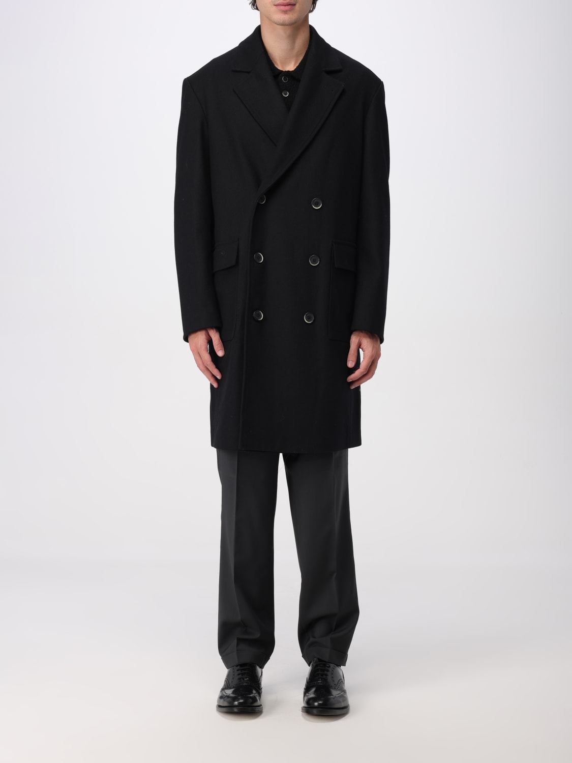 BARENA COAT: Jacket men Barena, Black - Img 1