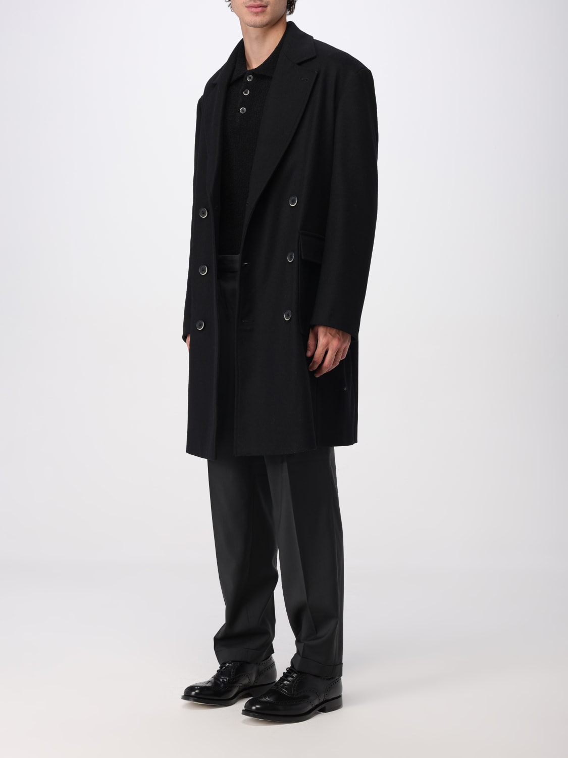 BARENA COAT: Jacket men Barena, Black - Img 4
