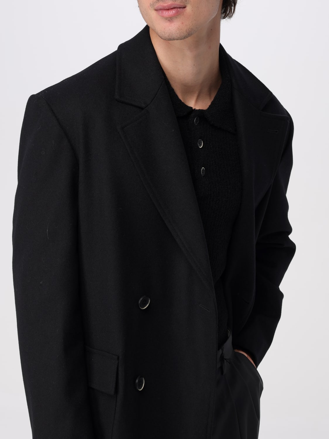 BARENA COAT: Jacket men Barena, Black - Img 5