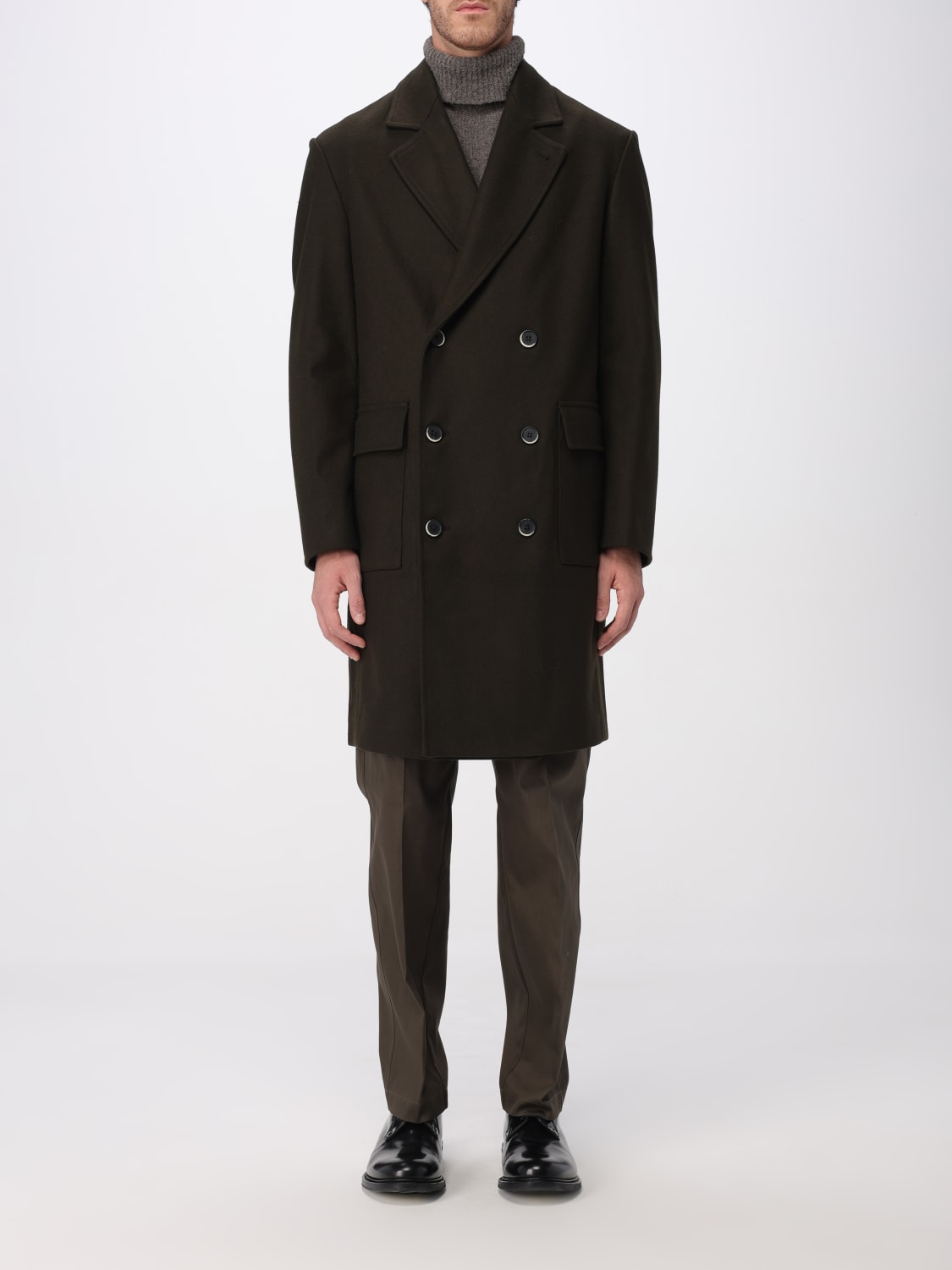 BARENA COAT: Jacket men Barena, Green - Img 1