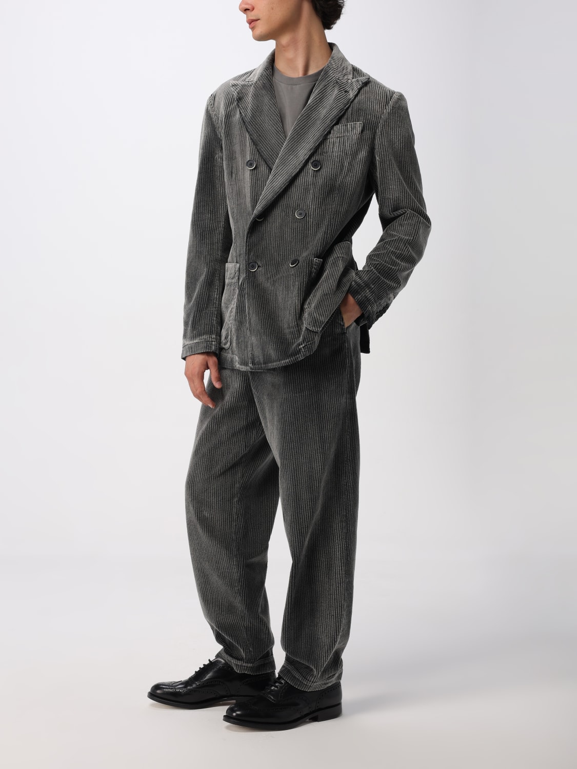 BARENA 재킷: 재킷 남성 Barena, 블랙 - Img 2