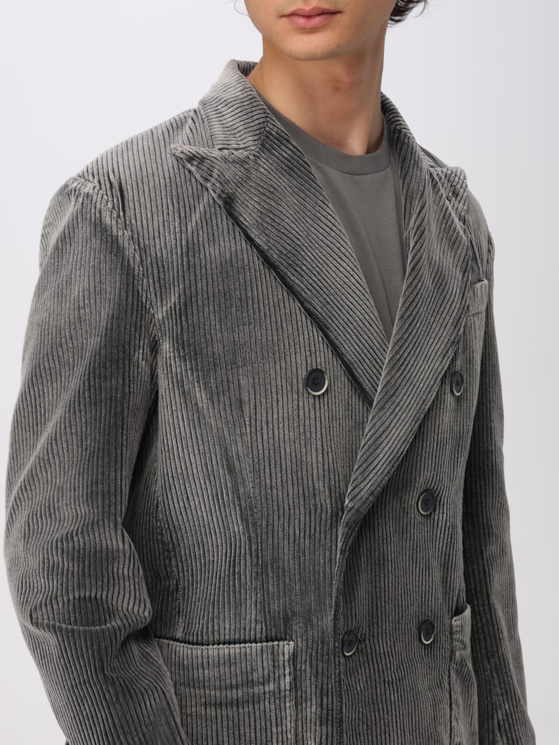 BARENA 재킷: 재킷 남성 Barena, 블랙 - Img 5