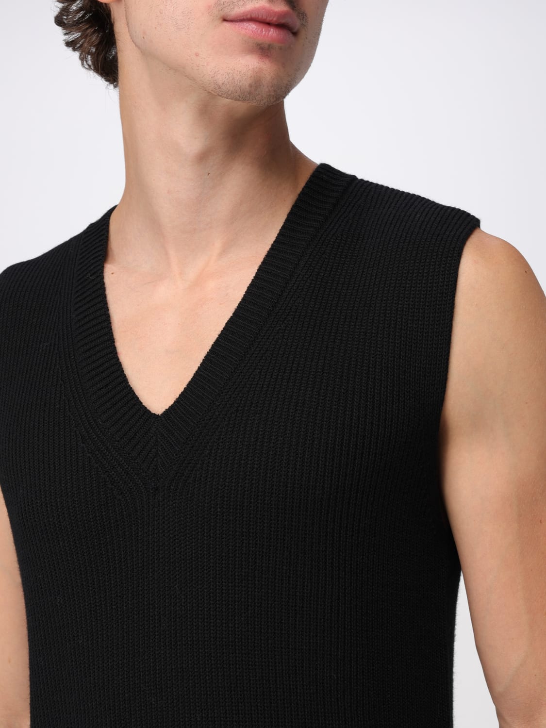 BARENA SUIT VEST: Sweater men Barena, Black - Img 3