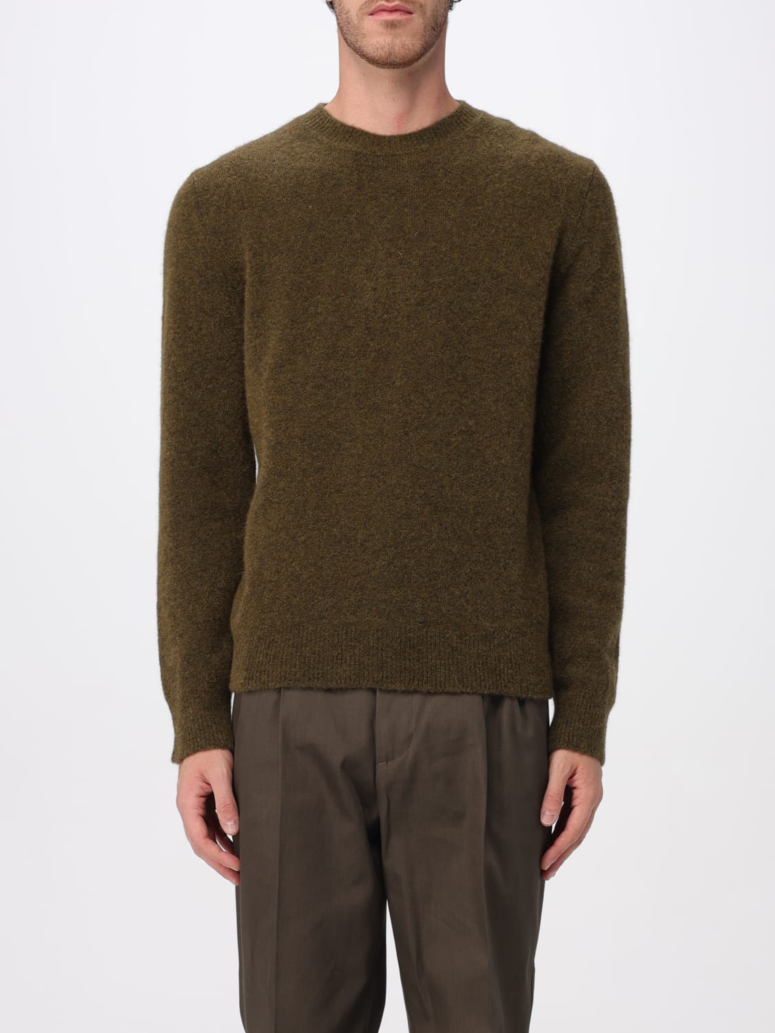 BARENA SWEATER: Sweater men Barena, Green - Img 1