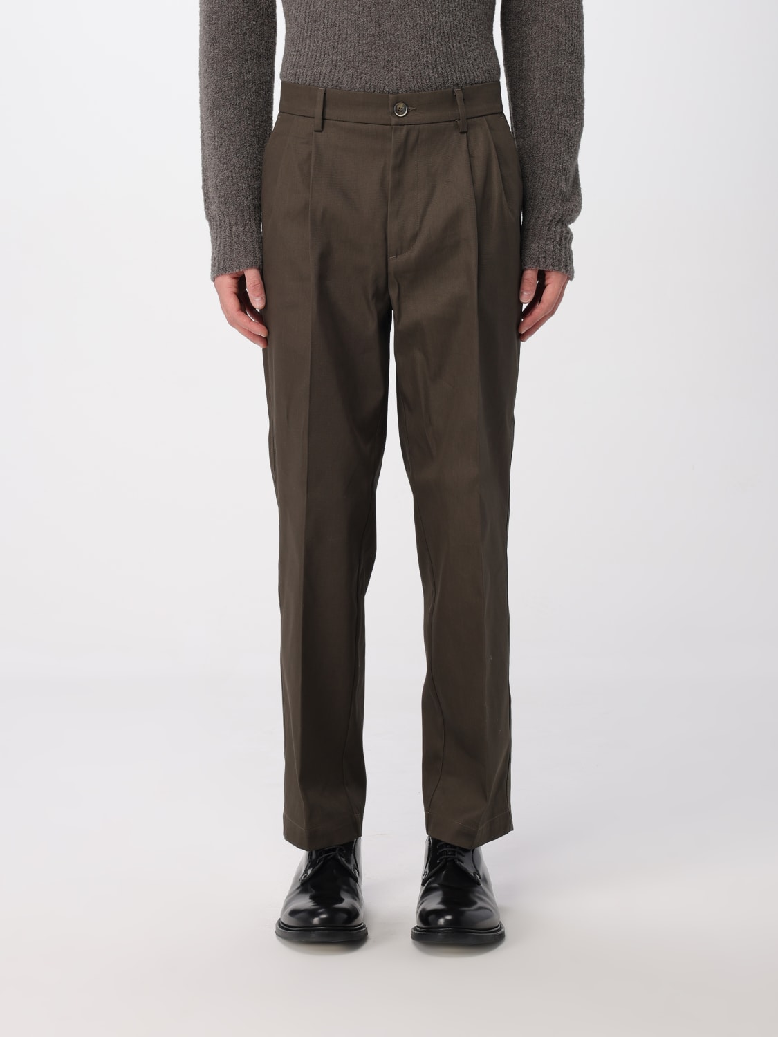 BARENA TROUSERS: Trousers men Barena, Green - Img 1