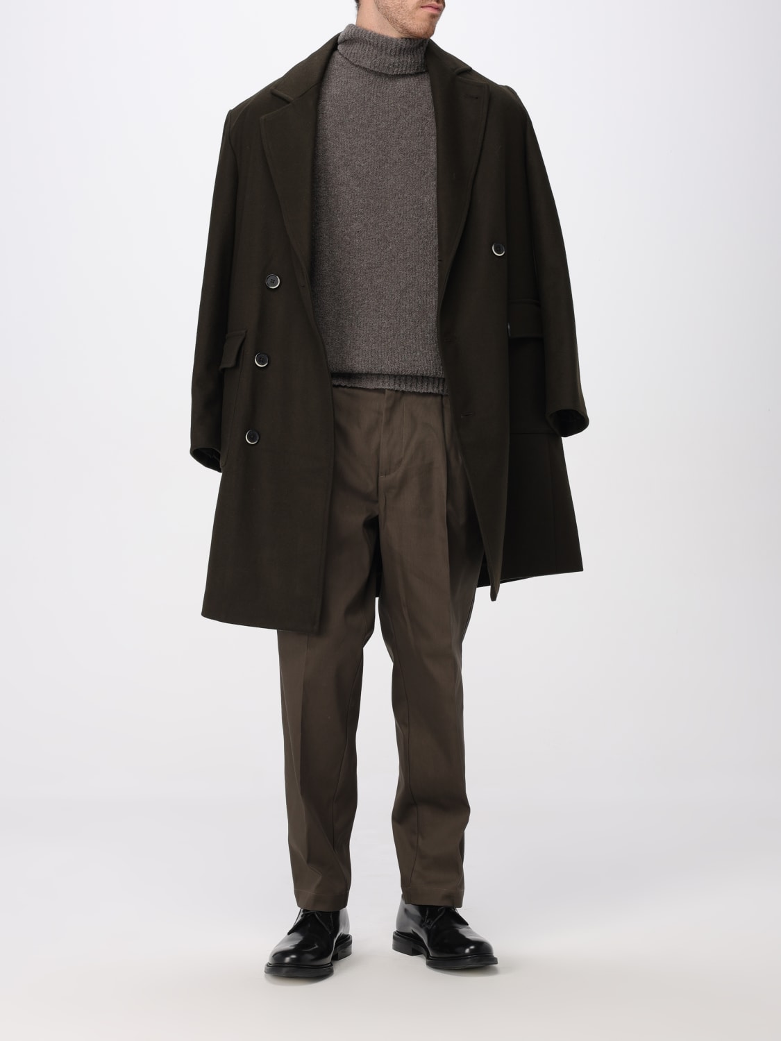 BARENA TROUSERS: Trousers men Barena, Green - Img 2