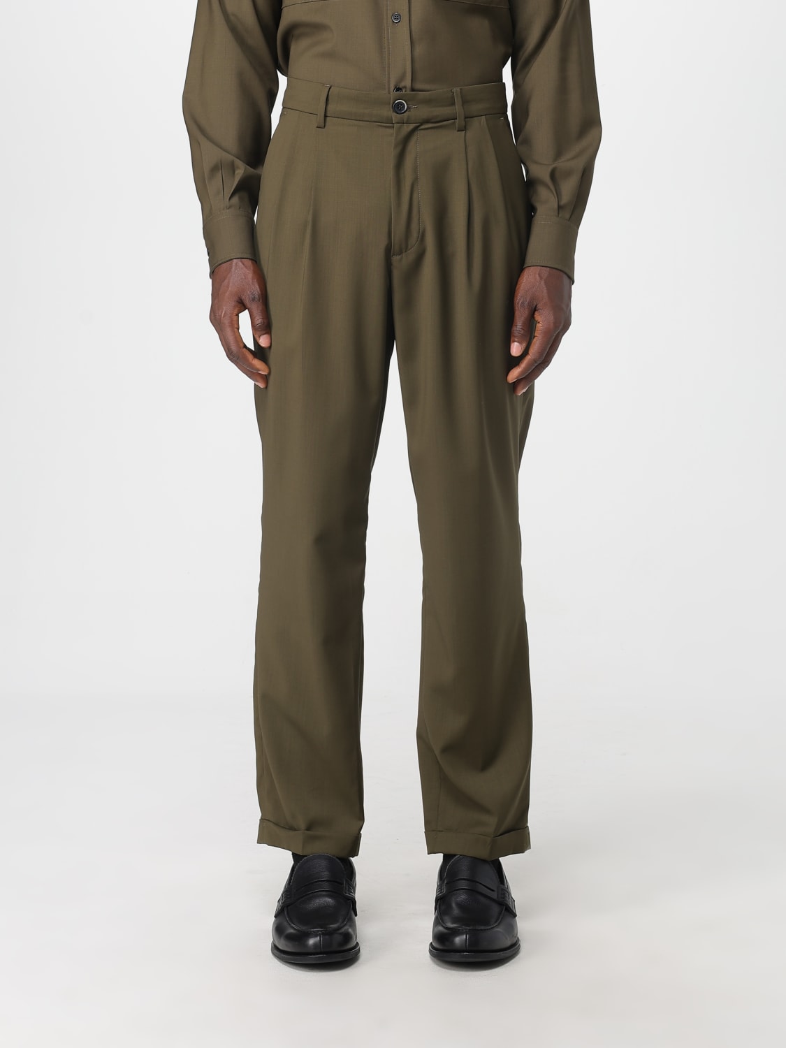 BARENA PANTS: Pants men Barena, Olive - Img 1