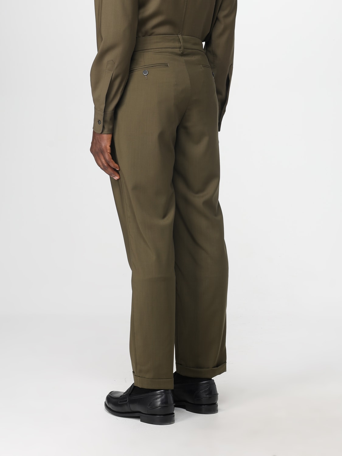 BARENA PANTS: Pants men Barena, Olive - Img 2