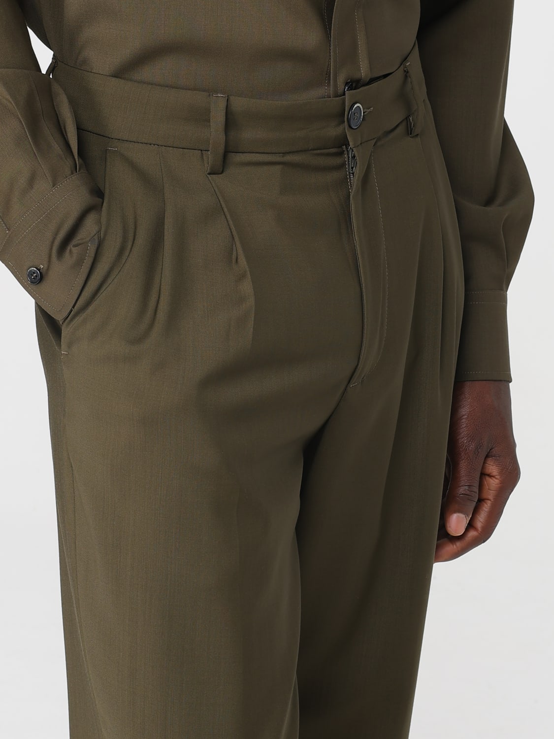 BARENA PANTS: Pants men Barena, Olive - Img 3