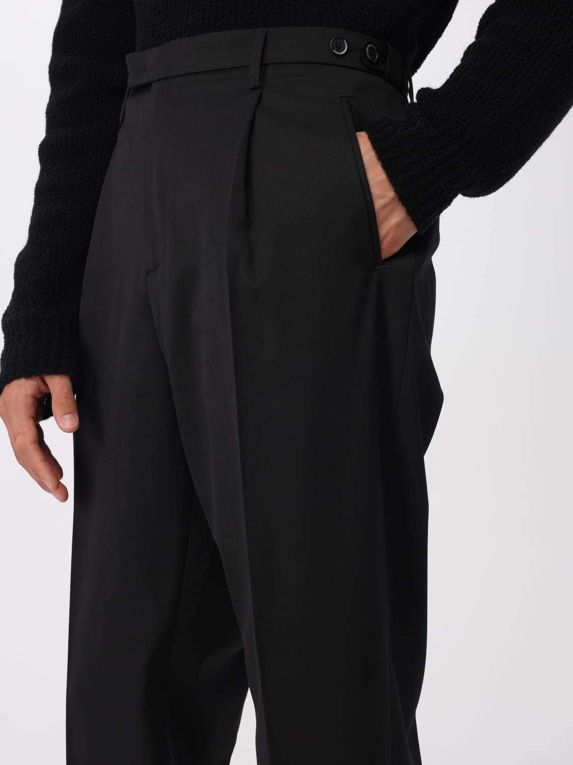 BARENA TROUSERS: Trousers men Barena, Black - Img 4