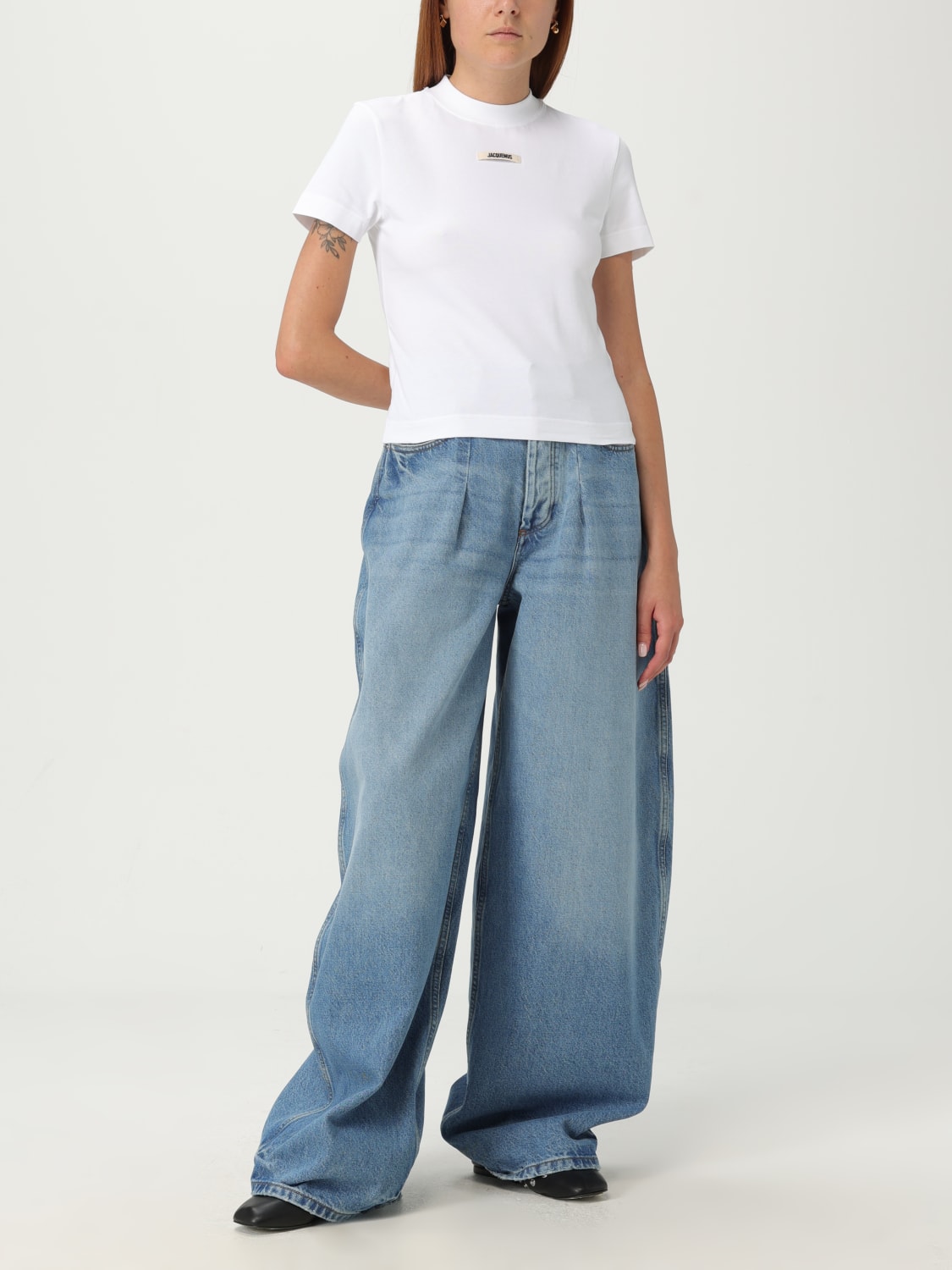 JACQUEMUS JEANS: Jeans femme Jacquemus, Bleu - Img 2