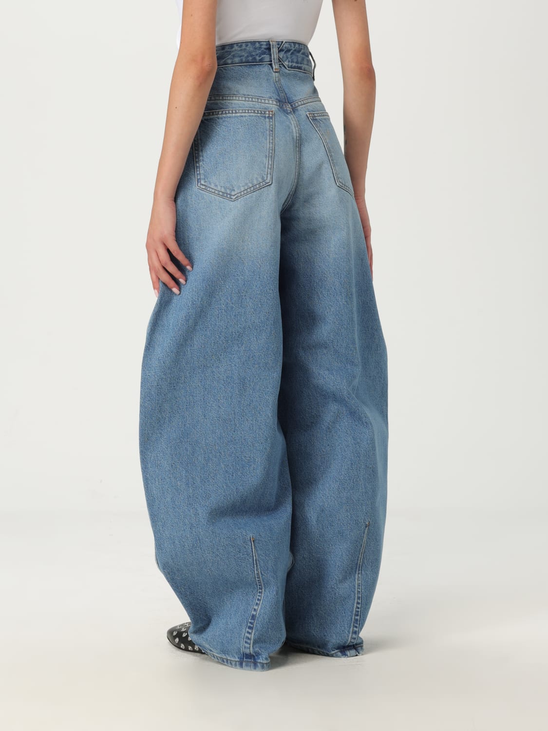 JACQUEMUS JEANS: Jeans femme Jacquemus, Bleu - Img 3