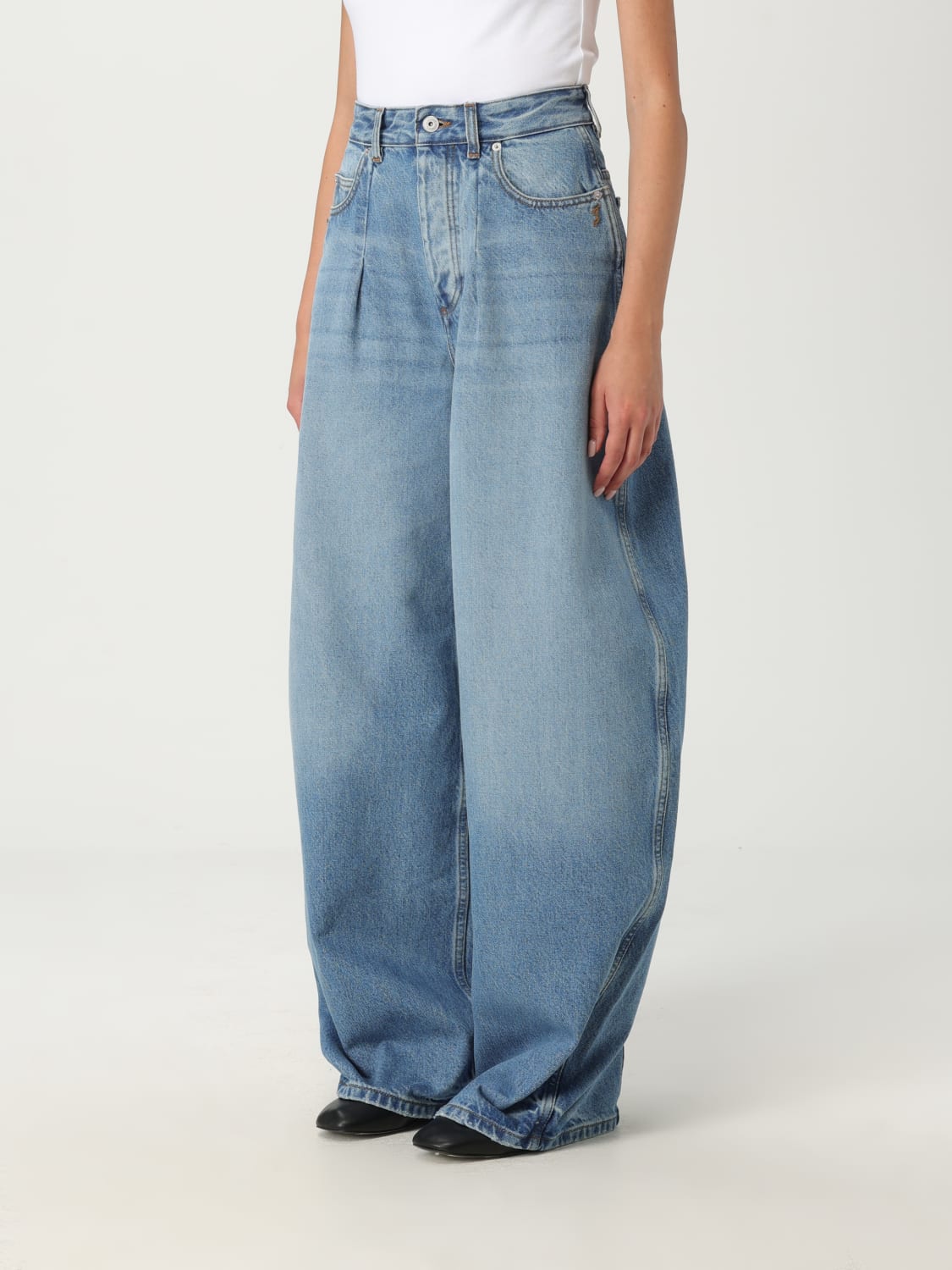 JACQUEMUS JEANS: Jeans femme Jacquemus, Bleu - Img 4