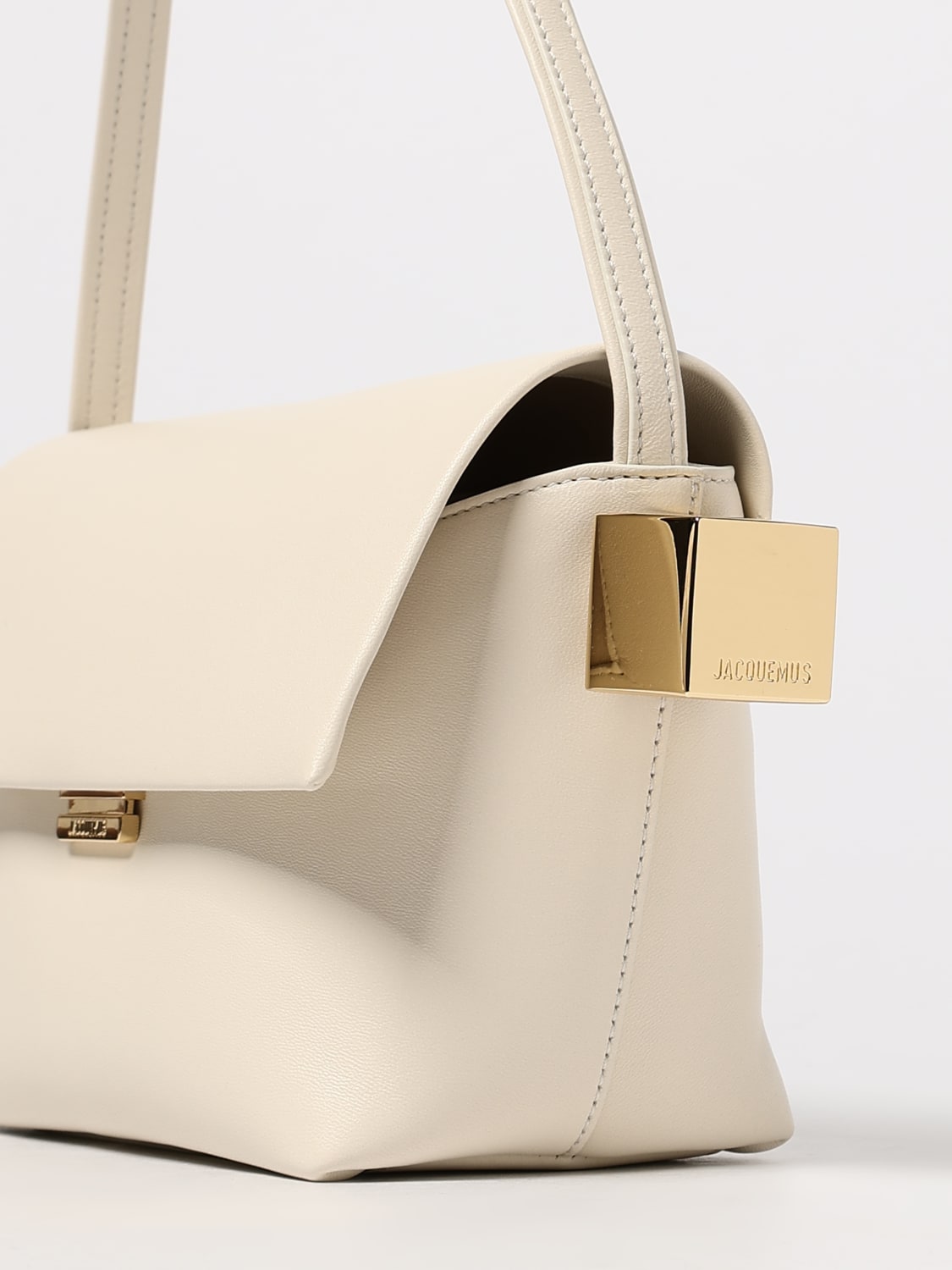 JACQUEMUS SHOULDER BAG: Shoulder bag woman Jacquemus, White - Img 4