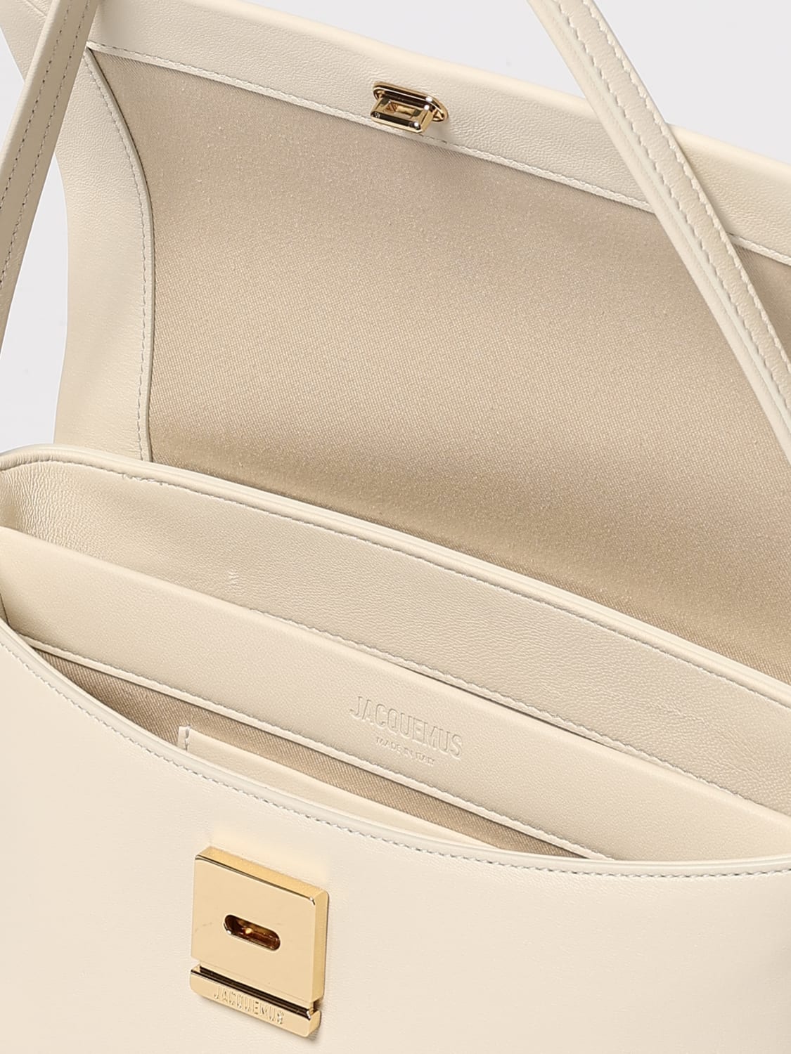 JACQUEMUS SHOULDER BAG: Shoulder bag woman Jacquemus, White - Img 5