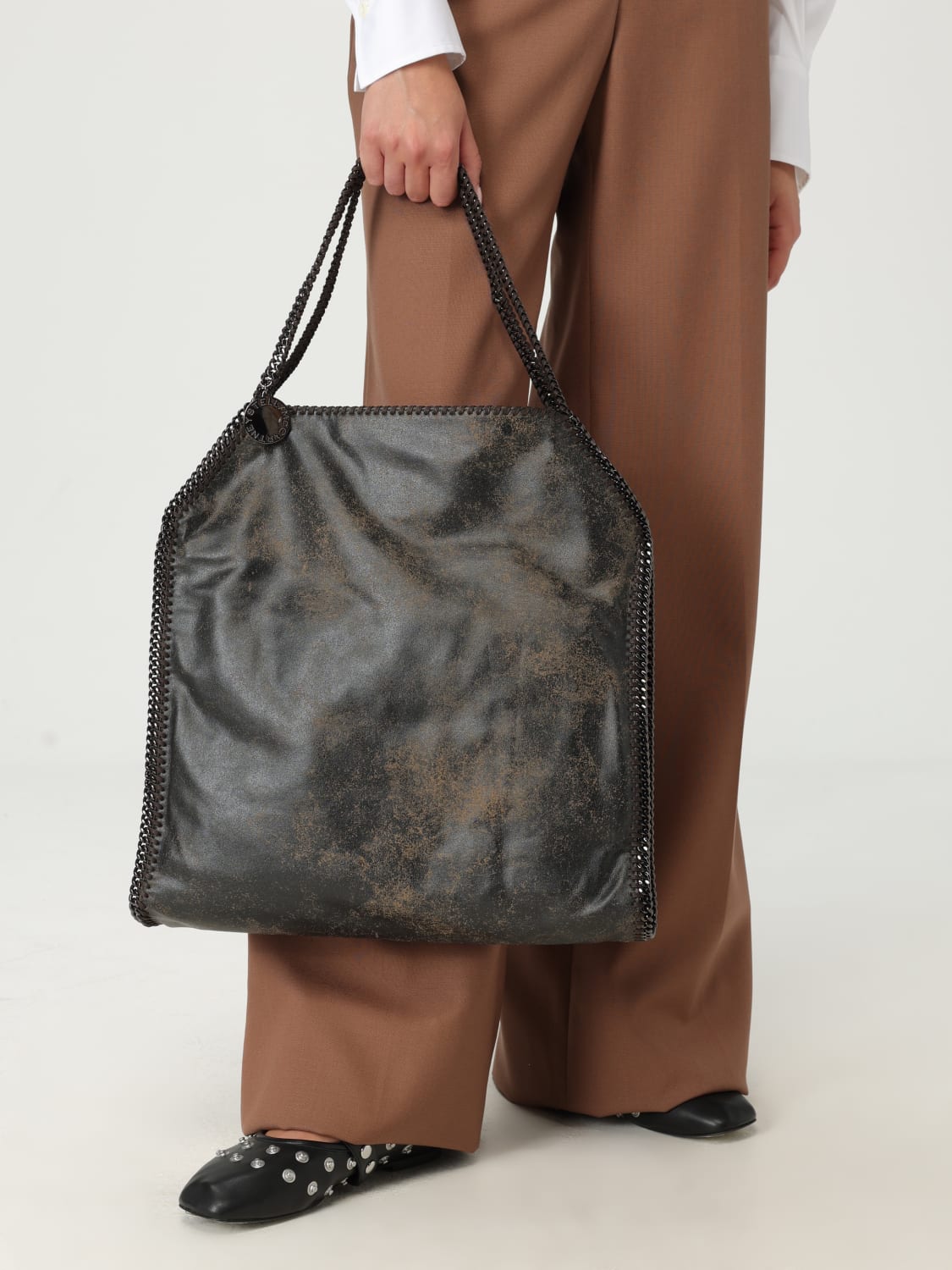 STELLA MCCARTNEY SAC PORTÉ ÉPAULE: Sac porté épaule femme Stella McCartney, Marron - Img 2