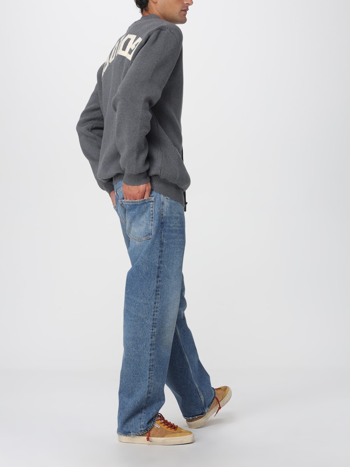 GOLDEN GOOSE SWEATER: Cardigan men Golden Goose, Grey - Img 2