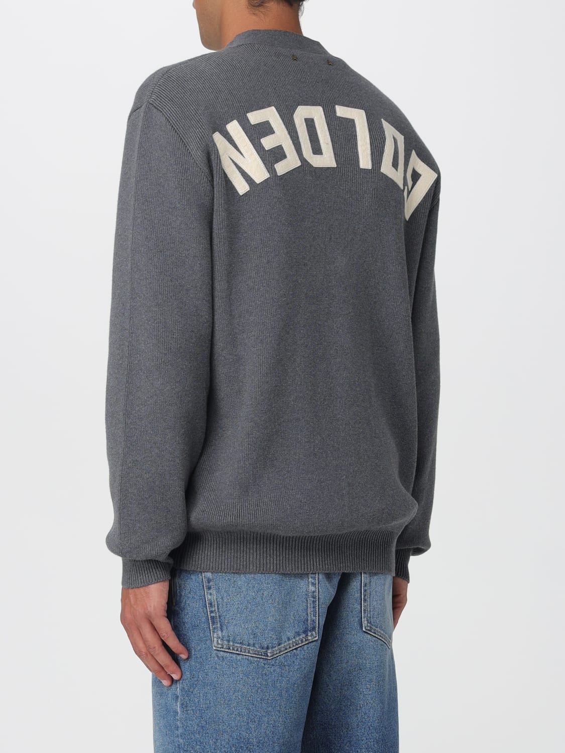 GOLDEN GOOSE SWEATER: Cardigan men Golden Goose, Grey - Img 3