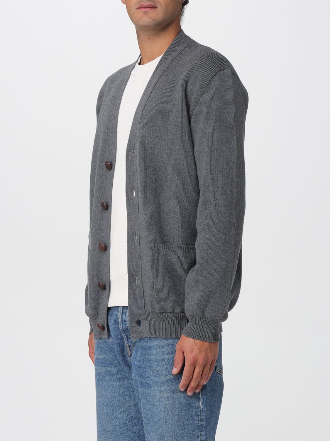GOLDEN GOOSE SWEATER: Cardigan men Golden Goose, Grey - Img 4