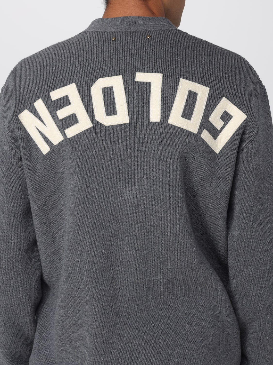 GOLDEN GOOSE SWEATER: Cardigan men Golden Goose, Grey - Img 5