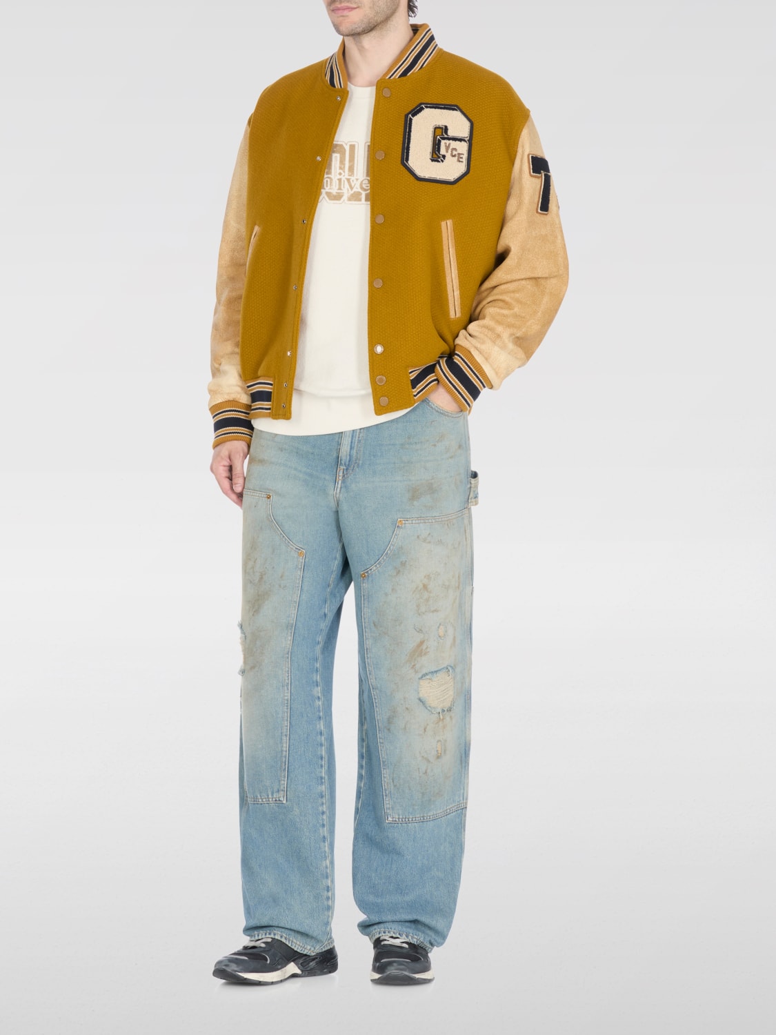 GOLDEN GOOSE JEANS: Jeans men Golden Goose, Gnawed Blue - Img 2