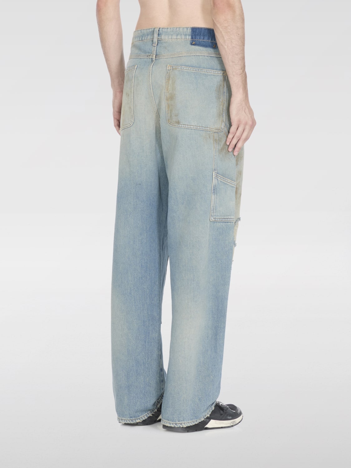 GOLDEN GOOSE JEANS: Jeans men Golden Goose, Gnawed Blue - Img 3