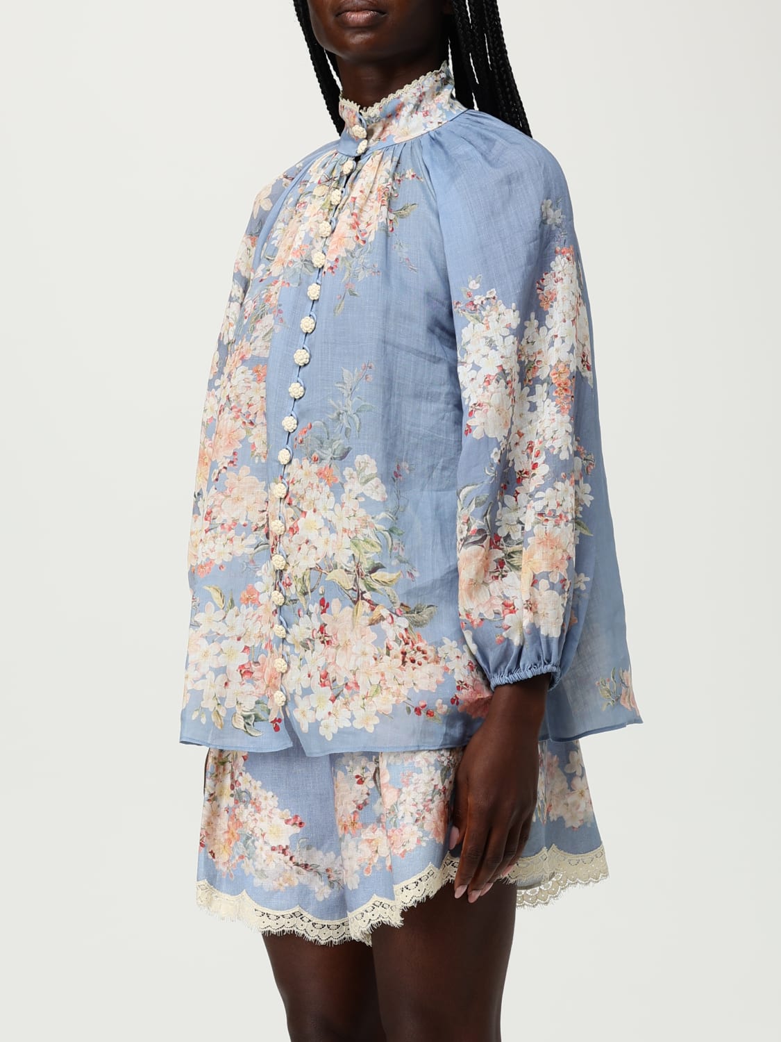 ZIMMERMANN SHIRT: Skirt woman Zimmermann, Gnawed Blue - Img 3